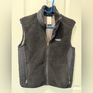 Patagonia Ladies Black Sherpa Fleece